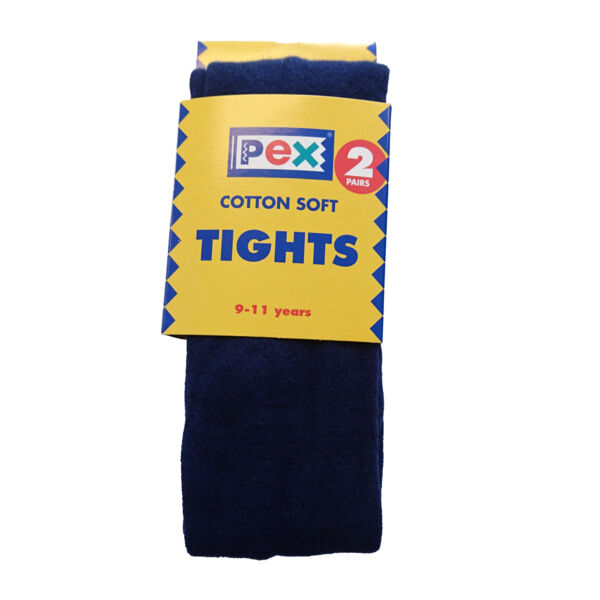 PEX Soft Cotton Tights Navy Thumbnail